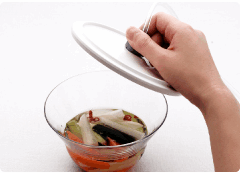 容器用カバー使用シーン